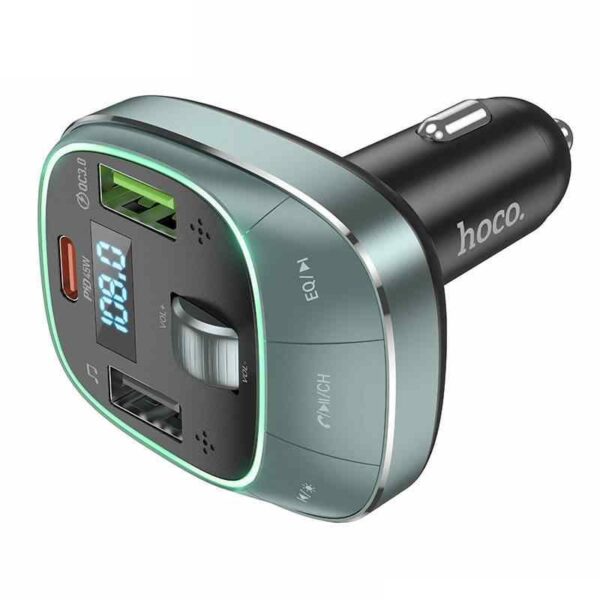 Hoco E76 Car Bluetooth FM Receiver with 48W Charger Hoco E76 Car Bluetooth FM Receiver with 48W Charger